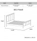 Noe Solid Timber Veneered MDF 4 Pcs Dresser Bedroom Suite In Multiple Size